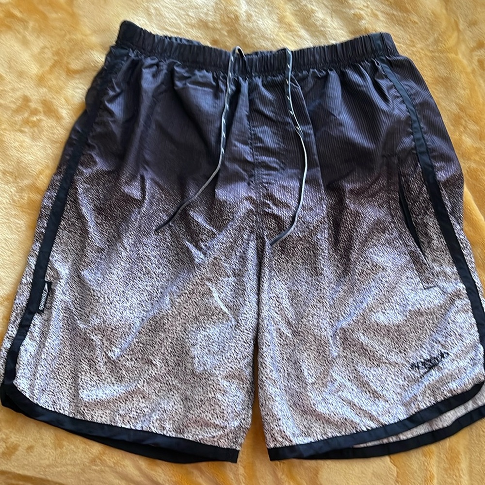 Black and white Speedo Boardshorts